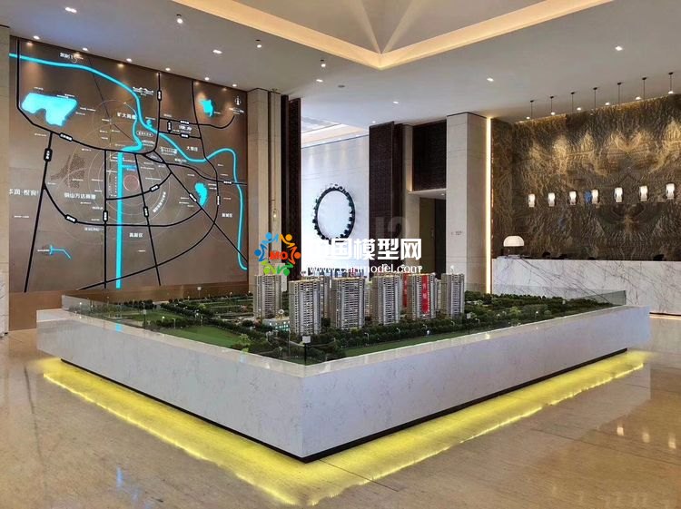 高檔樓盤模型底座，售樓部沙盤展臺（收藏）