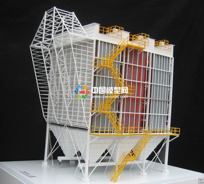 布袋除塵器沙盤(pán)模型，電除塵器沙盤(pán)模型