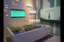 風能供電，太陽能供電供熱沙盤模型